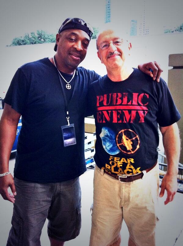 Chuck D with my baba ("father" in Arabic).